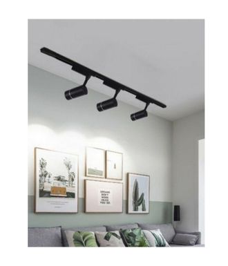 Trade Shop Trade Shop - Proyector De Carril Luz 30w Led Cob Luz 6500k 3000k 4000k Negro Foco F30w-07h