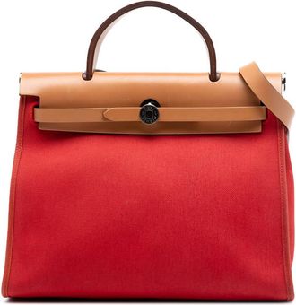 Herm&egrave;s Pre-owned Hermes Toile Herbag Zip 31 Ladies 7XR8MFYE6XO2986S