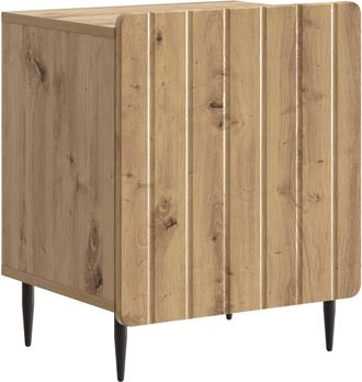vidaXL Armario De Noche Roble Artisan 43 X 34,5 X 52 Cm Vidaxl