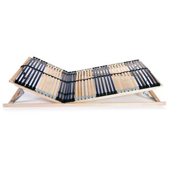 Berkfield Home Slatted Bed Base with 42 Slats 7 Zones 100x200 cm