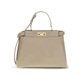 Fendi Peekaboo ISee U Bag - Bags - Mujer - Beige - ONE SIZE