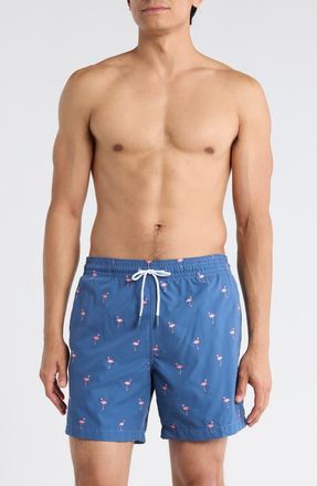 Trunks Surf & Swim Co. Sano 6.5-Inch Swim Shorts in Deep Ocean at Nordstrom Rack, Size X-Large