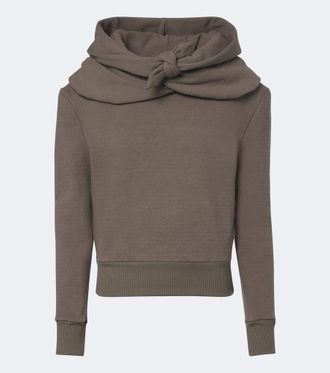 Magda Butrym Cotton-blend jersey hoodie