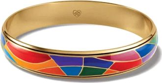 Brighton Womens Colormix Jewel Bangle In Gold Multi
