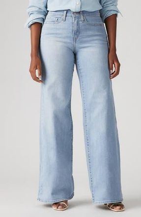 Levi's 318 Shaping Wide Leg Jeans in Tall Glass Of Water at Nordstrom Rack, Size 24 X 32