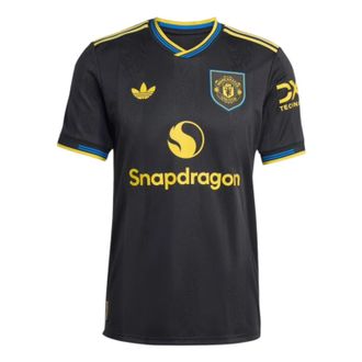 adidas Manchester United 2025/2026 Third Authentic Jersey Asia Sizing Black JI7419