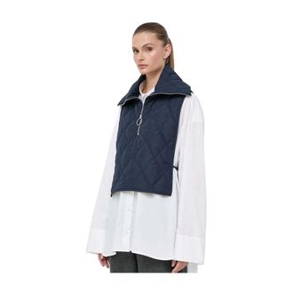 Beatrice .B Gilet Trapuntato - - Jackets - Donna - Blu - S