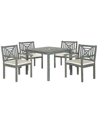 Safavieh Del Mar 5Pc Outdoor Dining Set