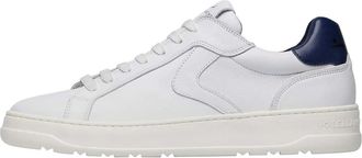 Voile Blanche Leren Sneakers Layton 100 - Heren - Sneakers - Wit - 44 EU - Katoen - Schoenen