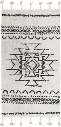 Beliani Rug KHOURIBGA Off-White 80 x 150 cm Cotton