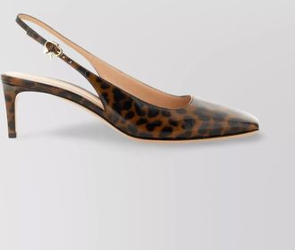 Gianvito Rossi leather slingback pumps