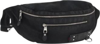 Gucci Pre-owned Belt Bags, female, Black, Size: ONE SIZE Pre-owned Nylon Shoulder Bag