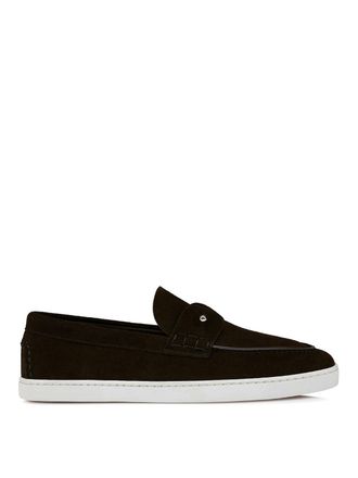 Christian Louboutin Chambeliboat Leather Loafers