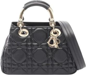 Dior Pre-owned Lady 95.22 Borsa in Pelle 2way - - Pre-owned - Donna - Nero - ONE SIZE