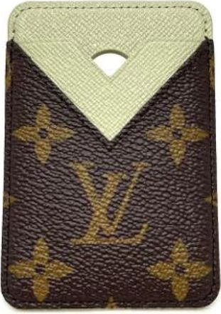 Louis Vuitton Vintage, unisex, Bruin, ONE Size, Pre-owned Canvas Wallet