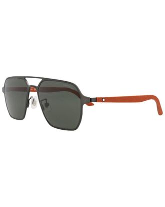 Montblanc Mens Mb0360s 56Mm Sunglasses