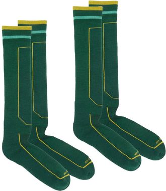 Rei Co-Op Powderbound Midweight Snow Socks - 2 Pairs Green M