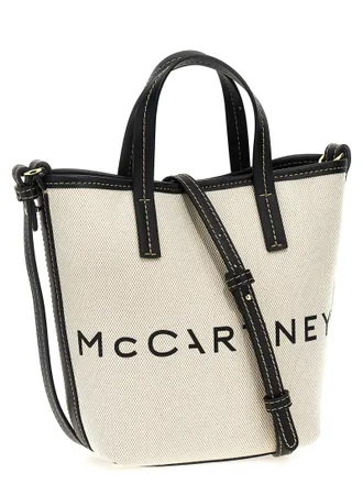 Stella McCartney Canvas Shoulder Bag - Cream