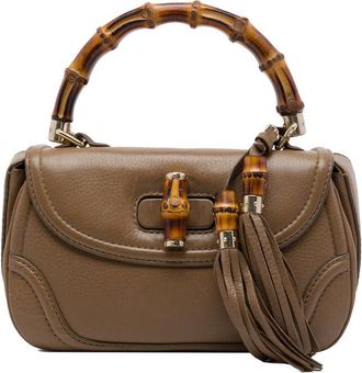 Gucci Pre-owned Gucci Medium Calfskin New Bamboo Satchel Ladies JRCHZWV13PV1CAK5