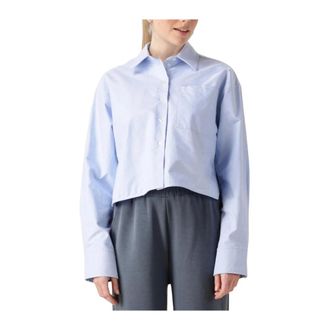 Second Female Dames, Blouses & Shirts, Blauw, Maat: XL