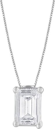 Grown Brilliance 14KT White Gold 1.50 Carat Lab Grown Diamond Pendant Necklace for Women