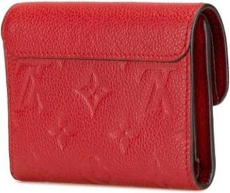 Louis Vuitton Pre-owned Wallets, female, Red, Size: ONE SIZE Pre-owned Leather Wallet