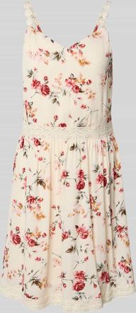 Only Tailliertes Minikleid aus reiner Viskose Modell KARMEN in Ecru, Gr&ouml;&szlig;e 36