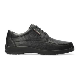 Mephisto Ergonomische zwarte schoenen - Ezard - Heren - Veterschoenen - Zwart - 38 1/2 EU - Leer - Schoenen