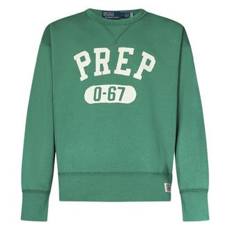 Polo Ralph Lauren Signature Fleece Logo Print Sweatshirt, Size Medium