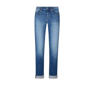 Liu Jo Slim-fit Jeans, female, Blue, Size: W29 Blue Cropped Skinny Denim Jeans