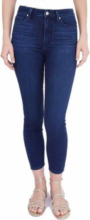 Paige Margot Crop Jeans In Chardonnay