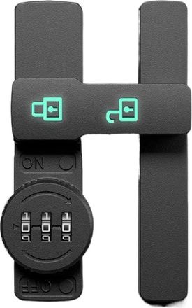 OEM Cerradura Para Puerta Corredera - Seguridad Con Combinaci&oacute;n - Mayor Privacidad - Combinaci&oacute;n De 3 D&iacute;gitos - 1 Pieza - Negra