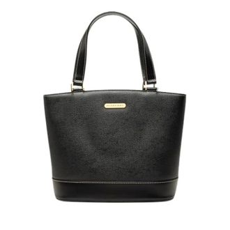 Burberry Pre-owned Leather Tote Bag - Dames - Pre-owned - Zwart - Maat: ONE Size Leer