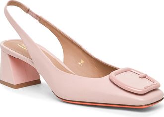 Santoni Womens mid-heel slingback in Pink at Nordstrom, Size 6.5