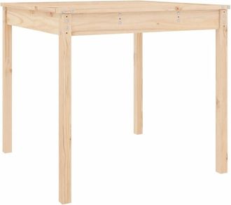 vidaXL Garden Table 82.5x82.5x76 cm Solid Wood Pine vidaXL