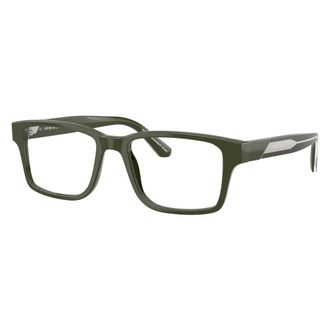 Emporio Armani Glasses, unisex, Green, Size: 52 MM Ea3271 Rectangular Frame
