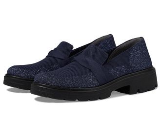 Bzees Muse Bow Womens Flat Shoes Navy : 8.5 W, Synthetic