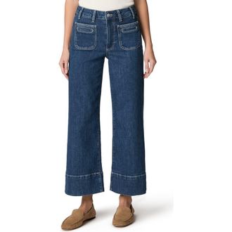 Paige Anessa Front Pocket Ankle Wide Leg Jeans in Navigator at Nordstrom, Size 28