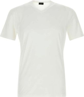 Gucci Tops, Heren, Wit, XL, Rayon, Zachte rayon jersey T-shirt