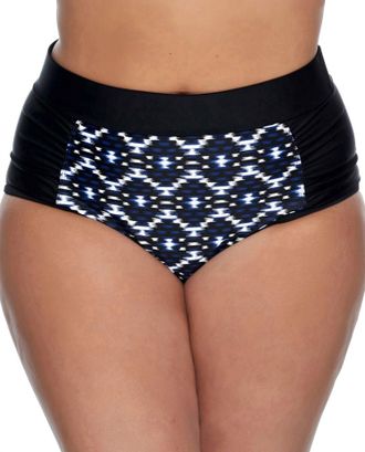 Skye High Waist Bikini Bottom - Plus In Vestige
