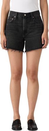 Levi's Ribcage High Waist Cutoff Denim Shorts in Shrink Up Short at Nordstrom, Size 23