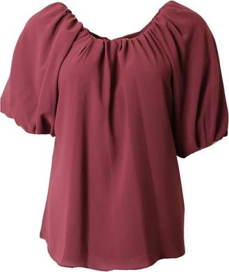 Am&eacute;lie & Am&eacute;lie Bastogne T-shirt - Dames - Blouses - Rood - M - Overhemden
