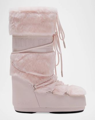 Moon Boot Icon Faux-Fur Snow Boots