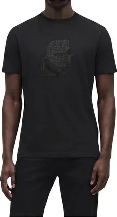 Karl Lagerfeld Hombre, Camisetas, Negro, Talla: XL