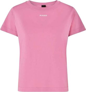 Pinko Pink Round Neck T-Shirt