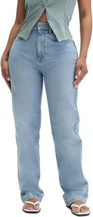 Cotton On Womens Curvy Stretch Straight Jean in Delusion Blue at Nordstrom, Size 20