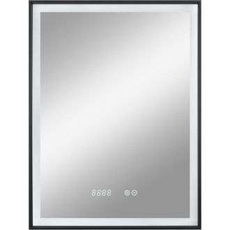 Paco Home Paco Home - led Espejo Ba&ntilde;o Interruptor T&aacute;ctil Funci&oacute;n Memoria Elegante Moderna Cosm&eacute;tica Tipo 4, 60x80 cm