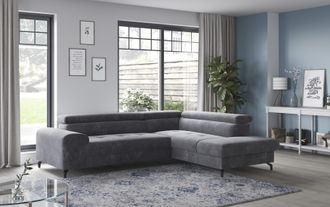 Cotta Ecksofa »Aura L-Form, B: 260 cm« mit Bettfunktion, Bettkasten & Kopfteilverstellung