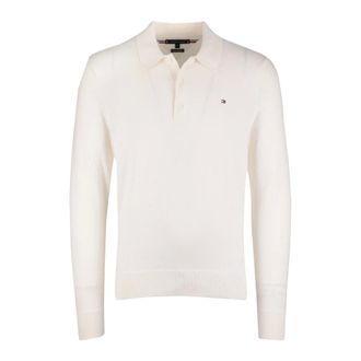 Tommy Hilfiger Heren, Truien, Beige, Maat: 2XL Katoen