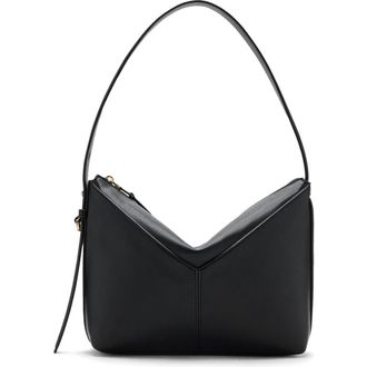 Mango Adjustable Strap Faux Leather Shoulder Bag in Black at Nordstrom